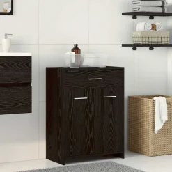 vidaXL Conjuntos De Muebles-Gabinete de Baño con cajón 60 x 33 x 80 cm