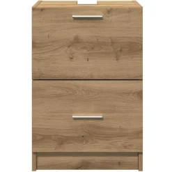 vidaXL Gabinete de Baño con cajón Roble artesanal 40 x 37 x 59 cm Roble artisan Outlet