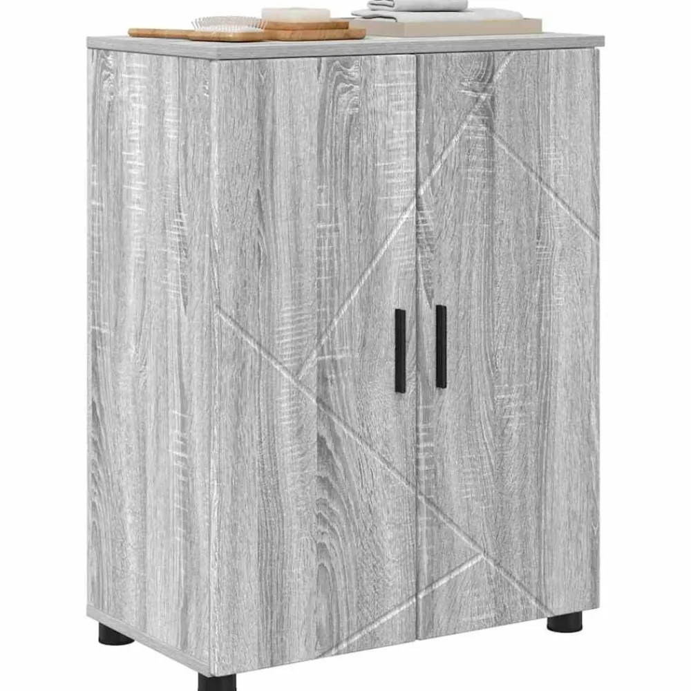 vidaXL Armarios Y Almacenamiento-Gabinete de Baño con almacenamiento 60 x 35 x 80 cm