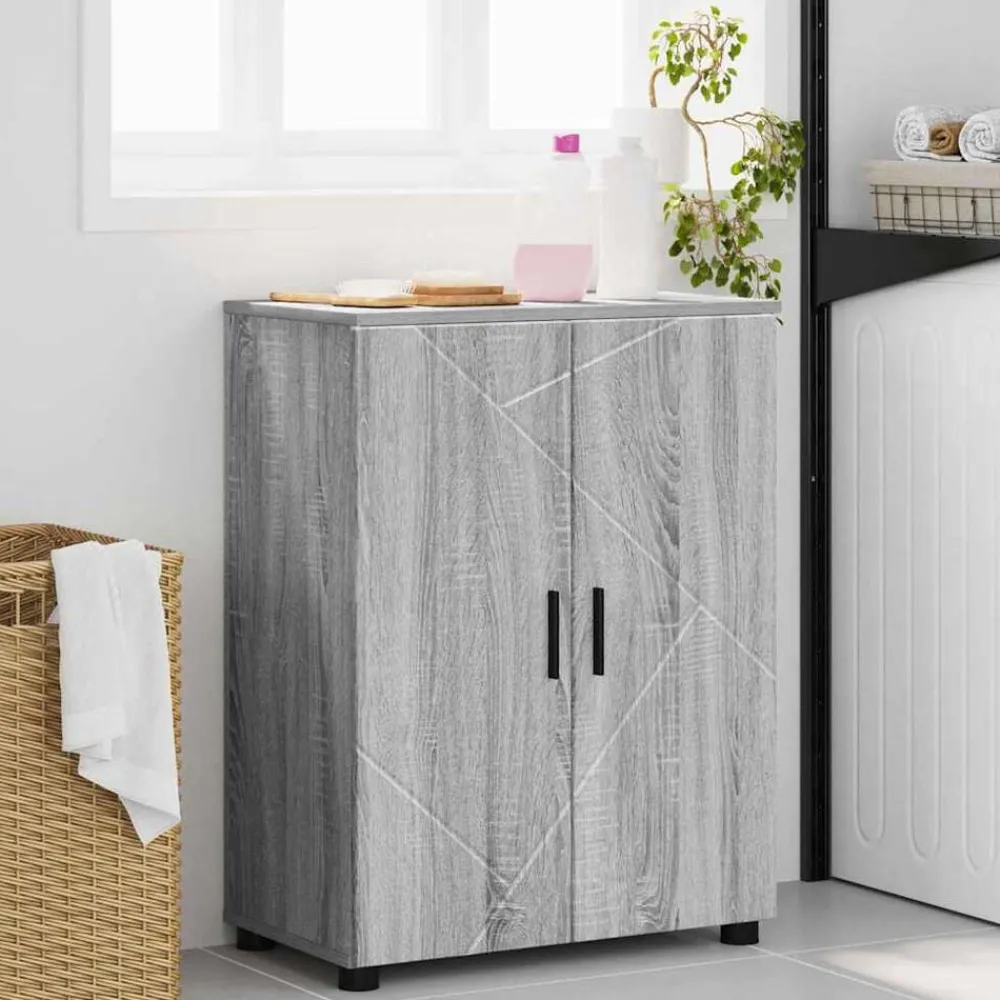 vidaXL Armarios Y Almacenamiento-Gabinete de Baño con almacenamiento 60 x 35 x 80 cm