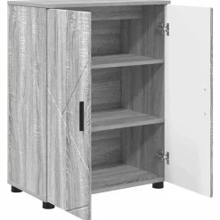 vidaXL Armarios Y Almacenamiento-Gabinete de Baño con almacenamiento 60 x 35 x 80 cm