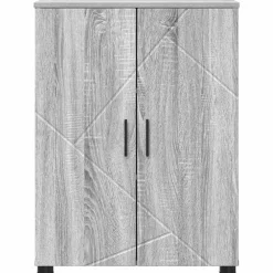 vidaXL Armarios Y Almacenamiento-Gabinete de Baño con almacenamiento 60 x 35 x 80 cm
