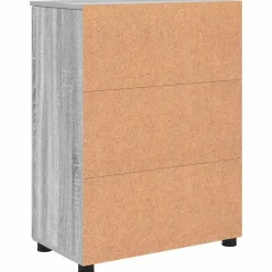 vidaXL Armarios Y Almacenamiento-Gabinete de Baño con almacenamiento 60 x 35 x 80 cm