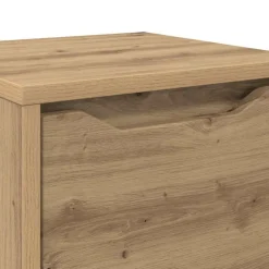 vidaXL Armarios Y Almacenamiento-Gabinete de Baño con cajón Roble artesanal 30,5 x 30 x 101 cm