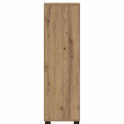 vidaXL Armarios Y Almacenamiento-Gabinete de Baño con cajón Roble artesanal 30,5 x 30 x 101 cm