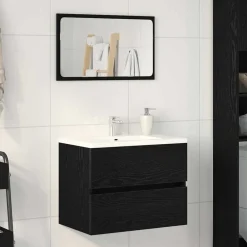 vidaXL Conjuntos De Muebles-Gabinete de Lavabo para Baño 60 x 38,5 x 45 cm