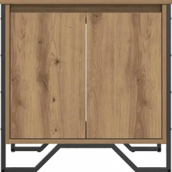 vidaXL Conjuntos De Muebles-Gabinete de Lavabo para Baño Roble artesanal 60 x 35 x 60 cm
