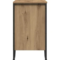 vidaXL Conjuntos De Muebles-Gabinete de Lavabo para Baño Roble artesanal 60 x 35 x 60 cm