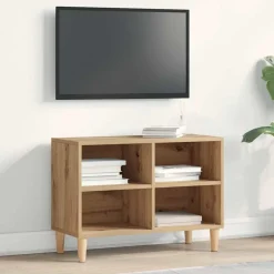 vidaXL Gabinete de TV artisian oak 69,5 x 30 x 50 cm Roble artisan New