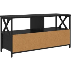 vidaXL Gabinete de TV con cajón 90 x 33 x 45 cm Roble negro Outlet