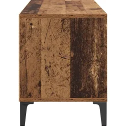 vidaXL Gabinete de TV con cajón 100 x 34,5 x 44,5 cm Madera vieja New