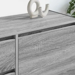 vidaXL Gabinete de TV con cajón 100 x 36 x 49.5 cm Gris sonoma Clearance