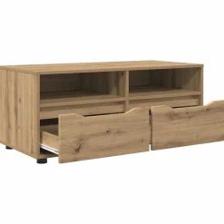 vidaXL Gabinete de TV con cajón Roble artesanal 100 x 48 x 43 cm Roble artisan Hot