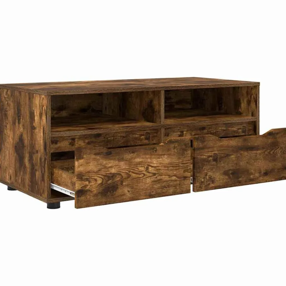 vidaXL Muebles Tv-Gabinete de TV con cajón 100 x 48 x 43 cm