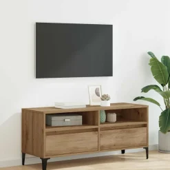 vidaXL Gabinete de TV con cajón Roble artesanal 100 x 34,5 x 44,5 cm Roble artisan Best