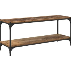 vidaXL Gabinete de TV 100x33x41cm Madera vieja Best