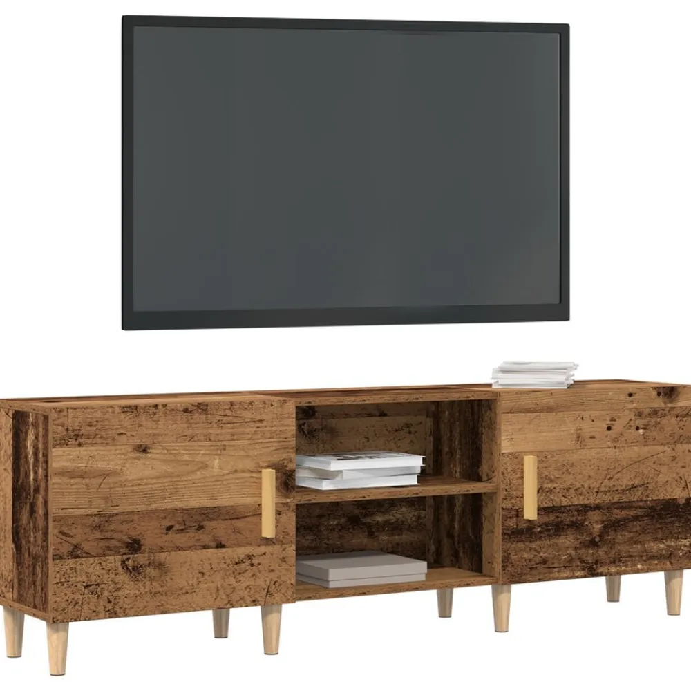 vidaXL Gabinete de TV 150 x 30 x 50 cm Madera vieja Online