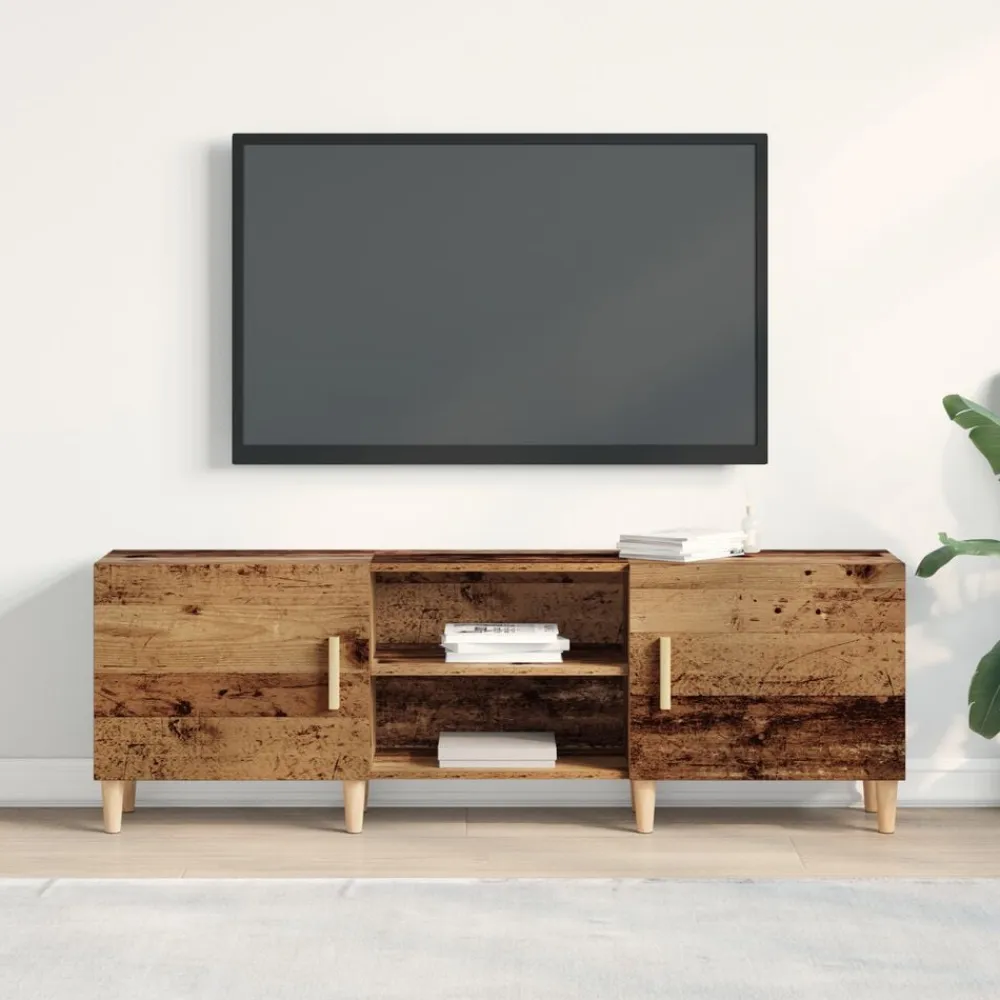 vidaXL Gabinete de TV 150 x 30 x 50 cm Madera vieja Online