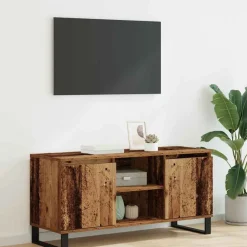vidaXL Gabinete de TV 104 x 35 x 50 cm Madera vieja