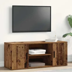 vidaXL Gabinete de TV 100 x 35 x 40 cm Madera vieja Outlet