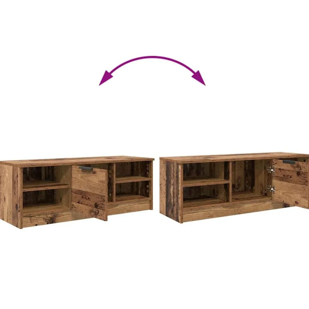 vidaXL Muebles Tv-Gabinete de TV 102 x 35 x 36,5 cm