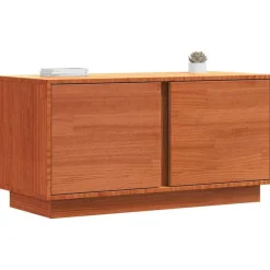 vidaXL Muebles Tv-Gabinete de TV Marrón cera 80 x 35 x 40,5 cm