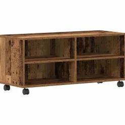 vidaXL Muebles Tv-Gabinete de TV Marrón 90 x 35 x 40.5 cm Madera contrachapada