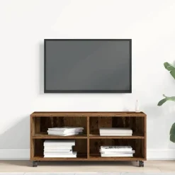 vidaXL Muebles Tv-Gabinete de TV Marrón 90 x 35 x 40.5 cm Madera contrachapada