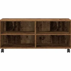 vidaXL Muebles Tv-Gabinete de TV Marrón 90 x 35 x 40.5 cm Madera contrachapada