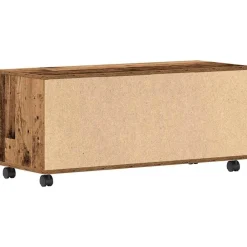 vidaXL Muebles Tv-Gabinete de TV Marrón 90 x 35 x 40.5 cm Madera contrachapada