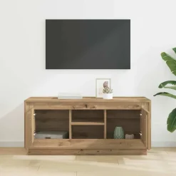 vidaXL Gabinete de TV Roble artesanal 102 x 35 x 45 cm Roble artisan Sale