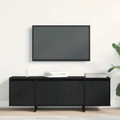 vidaXL Gabinete de TV 120 x 30 x 40,5 cm Roble negro New