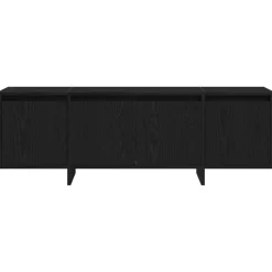 vidaXL Gabinete de TV 120 x 30 x 40,5 cm Roble negro New