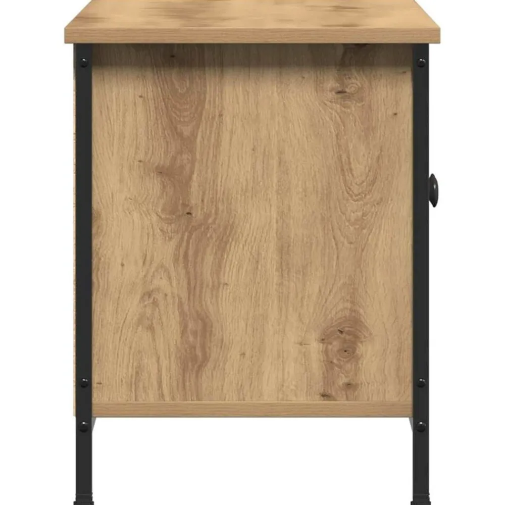 vidaXL Muebles Tv-Gabinete de TV Roble artesanal 100 x 35 x 45 cm