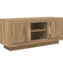 vidaXL Gabinete de TV Roble artesanal 102 x 35 x 45 cm Roble artisan Sale