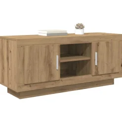 vidaXL Gabinete de TV Roble artesanal 102 x 35 x 45 cm Roble artisan Sale