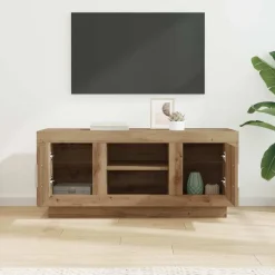 vidaXL Gabinete de TV Roble artesanal 102 x 35 x 45 cm Roble artisan Sale