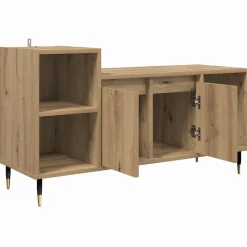 vidaXL Gabinete de TV Roble artesanal 100 x 35 x 55 cm Roble artisan