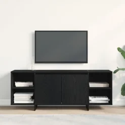 vidaXL Gabinete de TV 120 x 30 x 40,5 cm Roble negro Online