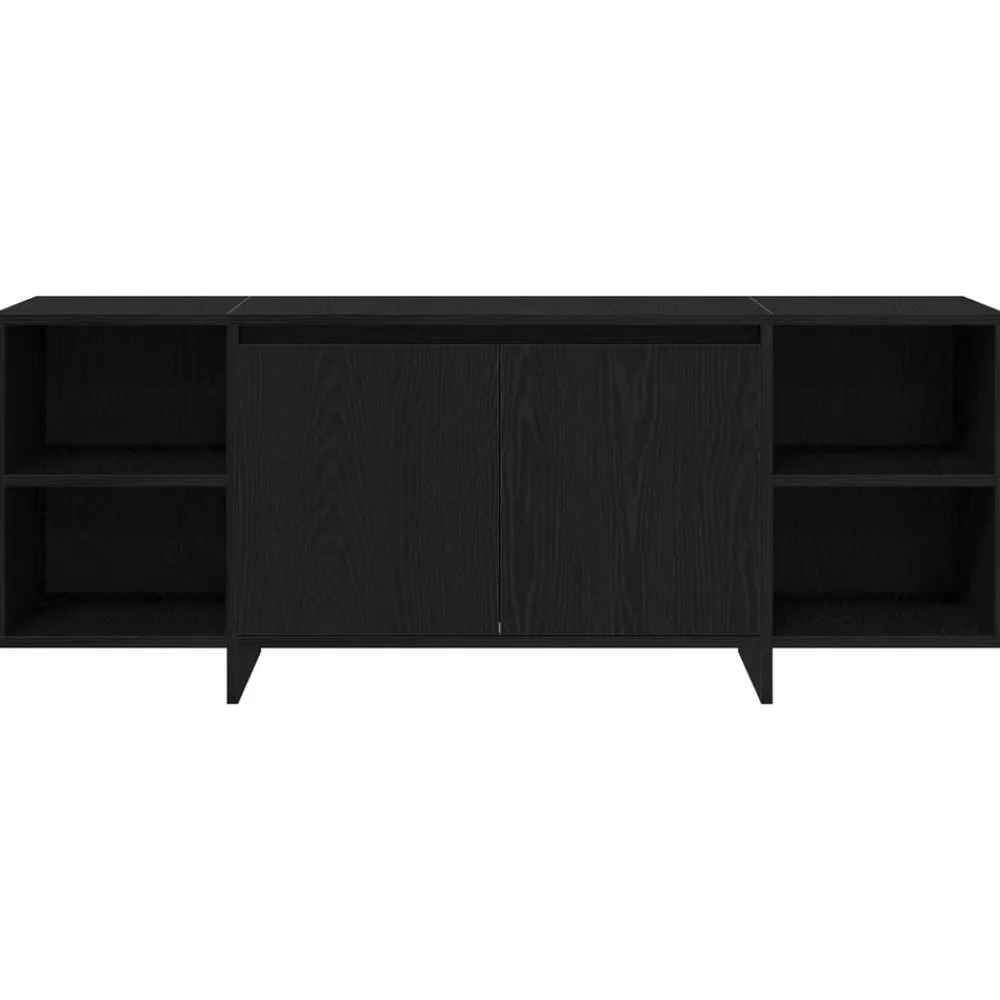 vidaXL Gabinete de TV 120 x 30 x 40,5 cm Roble negro Online