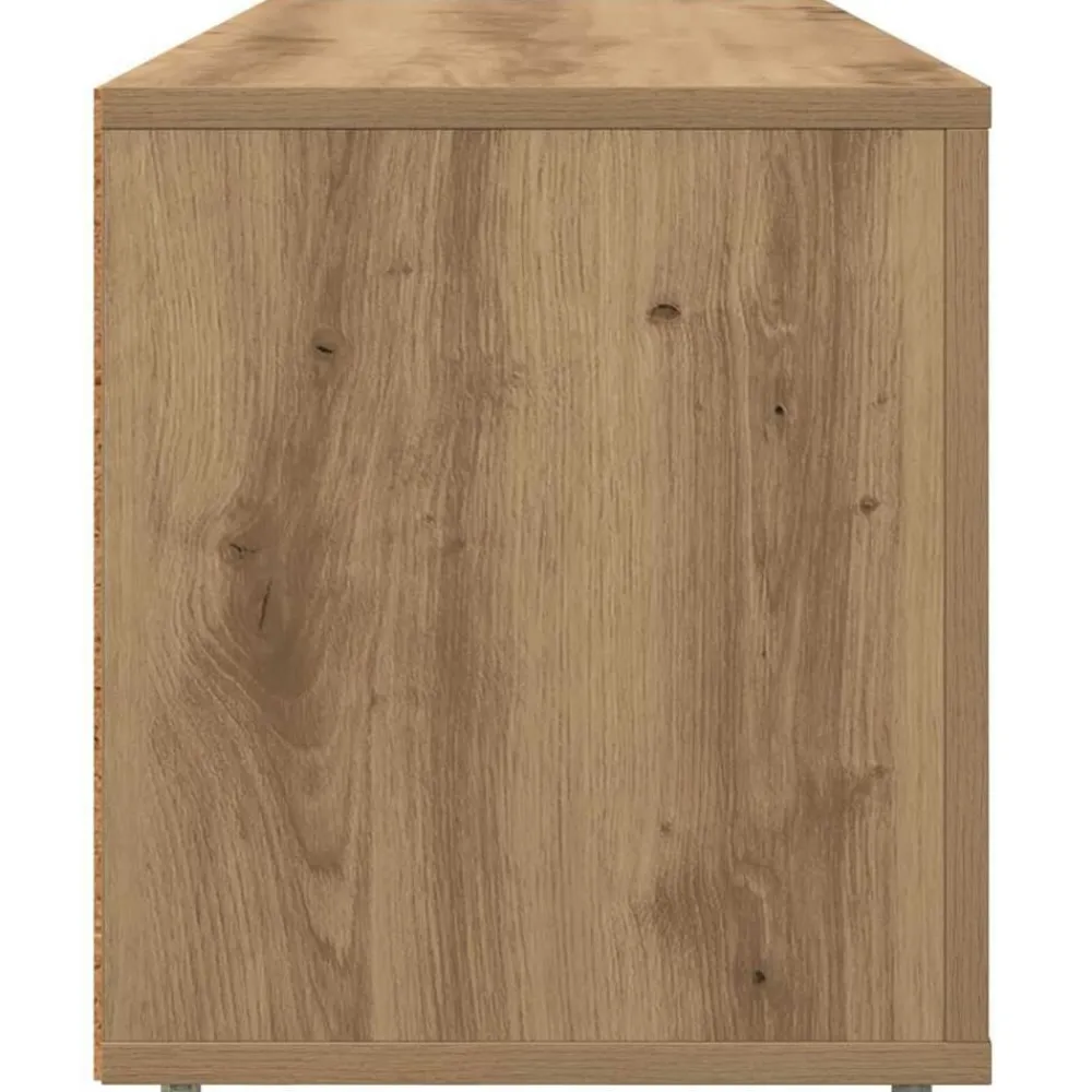 vidaXL Muebles Tv-Gabinete de TV Roble artesanal 100 x 31,5 x 35 cm