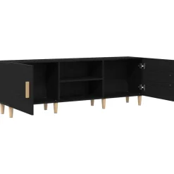 vidaXL Gabinete de TV 150 x 30 x 50 cm Roble negro Discount