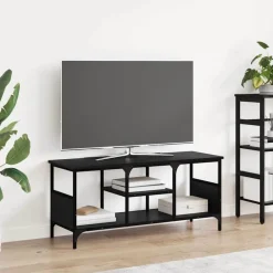 vidaXL Gabinete de TV 100 x 35 x 45 cm Roble negro Hot