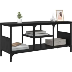 vidaXL Gabinete de TV 100 x 35 x 45 cm Roble negro Hot