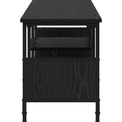 vidaXL Gabinete de TV 100 x 35 x 45 cm Roble negro Hot