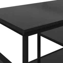 vidaXL Gabinete de TV 100 x 35 x 45 cm Roble negro Hot