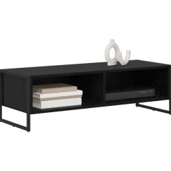 vidaXL Gabinete de TV 100 x 36.5 x 30.5 cm Roble negro Clearance