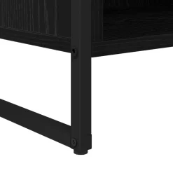 vidaXL Gabinete de TV 100 x 36.5 x 30.5 cm Roble negro Clearance