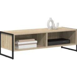 vidaXL Gabinete de TV Sonoma 100 x 36.5 x 30.5 cm Madera contrachapada Roble Sonoma Discount