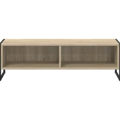 vidaXL Gabinete de TV Sonoma 100 x 36.5 x 30.5 cm Madera contrachapada Roble Sonoma Discount